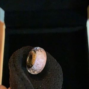 Charm in Pandora Rose with Faceted Iride